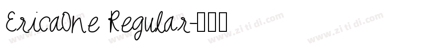EricaOne Regular字体转换